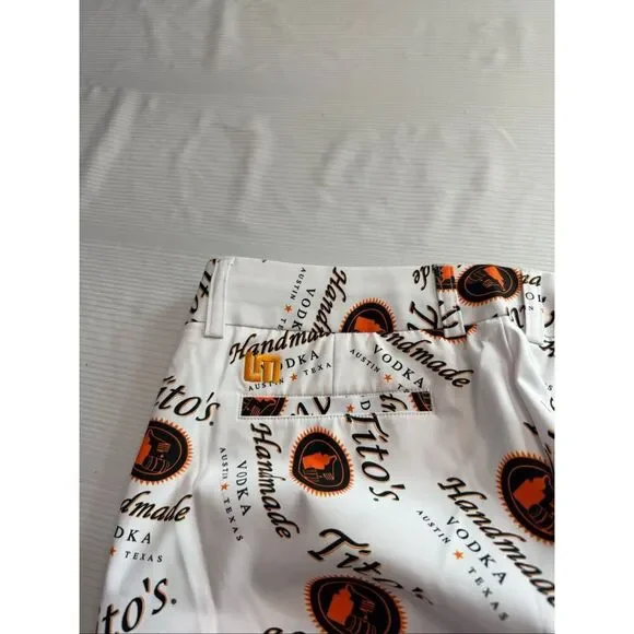 Loudmouth Golf Women’s Tito’s Vodka Woodworth Cropped Capri Pants Size 8 New - Picture 11 of 11